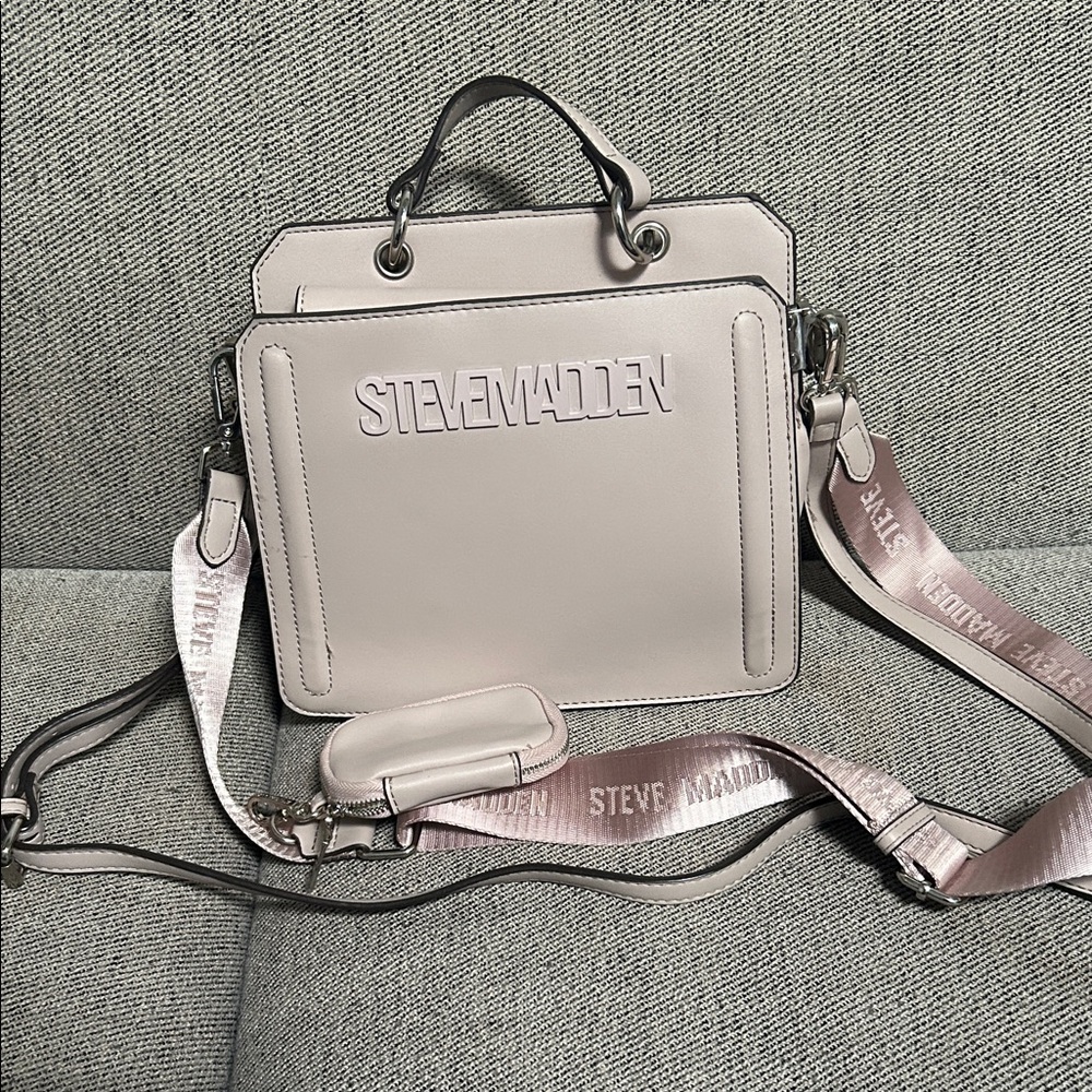 Steve Madden Taupe Crossbody Bag